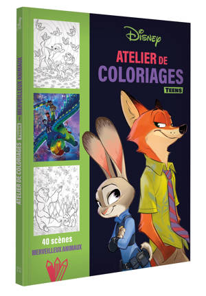 DISNEY TEENS - Atelier de coloriages - Merveilleux Animaux