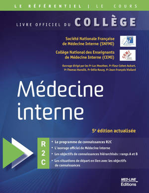 COLLEGE NATIONAL DE MEDECINE INTERNE 5ED