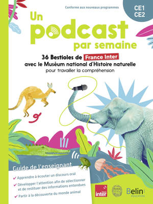 Un podcast par semaine – 36 Bestioles de France Inter avec le Muséum national d'Histoire naturelle