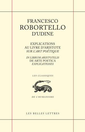 Explications au livre d'Aristote sur l'Art poétique