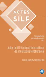 Actes du XLIe Colloque international de linguistique fonctionnelle