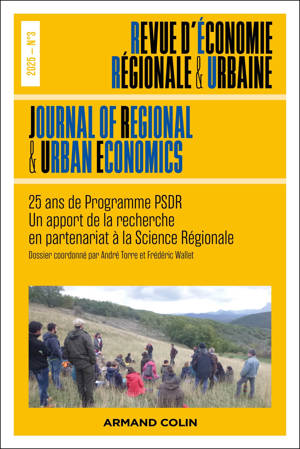 Revue d'économie régionale et urbaine Nº3/2025