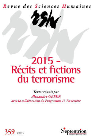 2015 - Récits et fictions du terrorisme