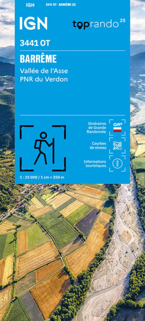 3441OT BARREME VALLEE DE L'ASSE PNR DU VERDON