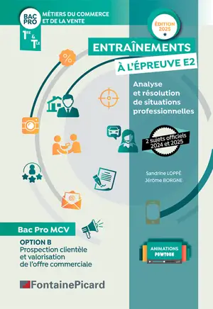 OPTION B BAC PRO METIERS DU COMMERCE ET DE LA VENTE