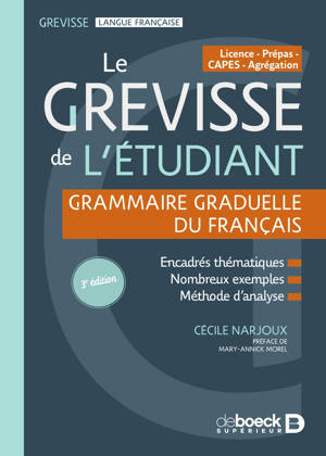 Le Grevisse de l'étudiant - Grammaire