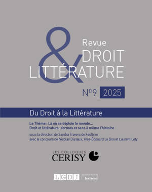 Revue Droit et Littérature n°9 2025