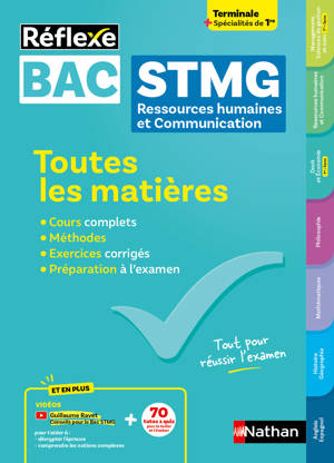 Toutes les matières Bac STMG - Spécialité Ressources humaines et communication Tle + spécialités de 1re - Réflexe - N° 2