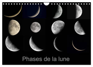 Phases de la lune (Calendrier mural 2026 DIN A4 vertical), CALVENDO calendrier mensuel