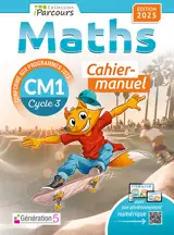 Cahier-manuel iParcours maths CM1 (édition 2025)
