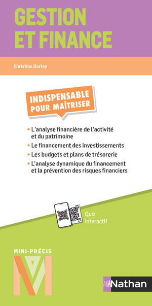 Gestion et Finance Mini-Précis
