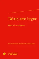 Décrire une langue