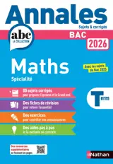Annales Bac Maths Term. 2026 - Corrigé
