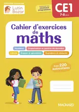 Cahier d'exercices maths CE1