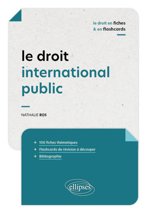 Le droit international public en flashcards
