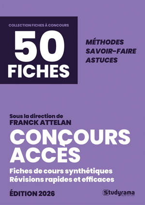 Concours ACCES en 50 fiches