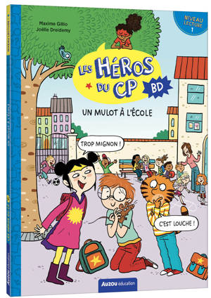 Les héros du CP en bd - niveau 1 - Un mulot à l'école
