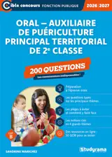 Oral auxiliaire de puériculture principal territorial de 2e classe – 200 questions (Catégorie B – Concours 2026-2027)