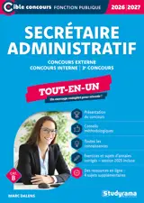 Secrétaire administratif (Catégorie B – Concours 2026-2027)