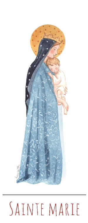 Lot de 10 signets - Marie