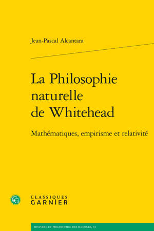La Philosophie naturelle de Whitehead