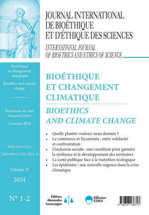 bioéthique et changement climatique
