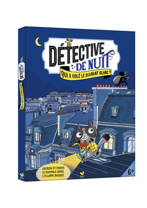 Détective de nuit - Qui a volé le diamant blanc ? - avec lampe magique