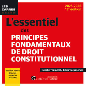 L'essentiel des principes fondamentaux de droit constitutionnel