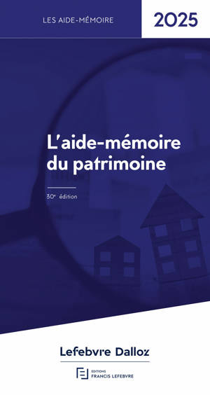 Aide Mémoire du Patrimoine 2025