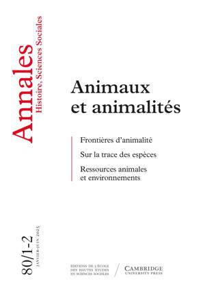 Annales. Histoire, Sciences sociales n°1-2/2025