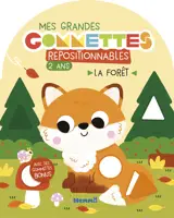 Mes grandes gommettes repositionnables - 2 ans - La forêt - Avec des gommettes bonus