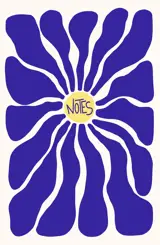 Carnet  Fleur bleue