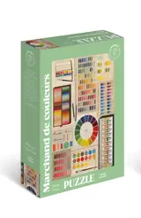 Puzzle 1000 pièces - Marchand de couleurs