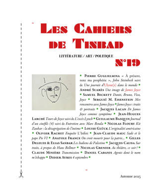 Les Cahiers de Tinbad n°19