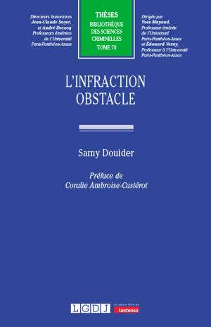 L'infraction obstacle