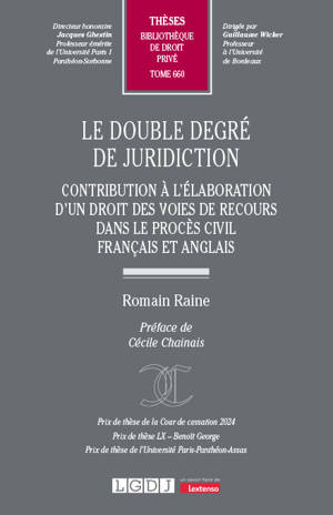 Le double degré de juridiction