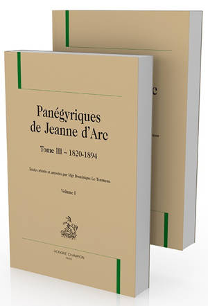 Panégyriques de Jeanne d’Arc T3