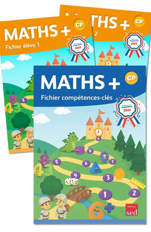 MATHS+ - CP - Lot de 3 cahiers - PROGRAMMES 2025