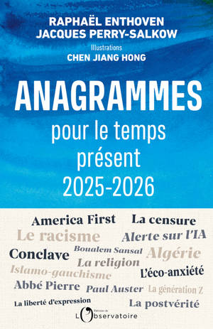 Anagrammes pour le temps présent 2025-2026