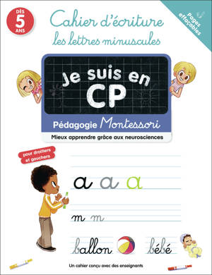 Je suis en CP - Cahier d'écriture : les lettres minuscules