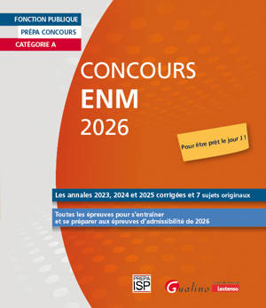 Concours ENM 2026