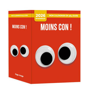 Mon calendrier 2026 - Moins con !