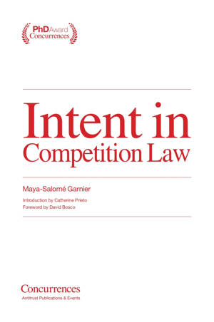 Intent in Competition Law