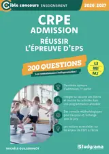 CRPE – Admission – Réussir l'épreuve d'EPS – 200 questions
