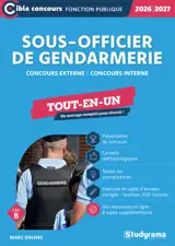 Sous-officier de gendarmerie – Tout-en-un (Catégorie B – Concours 2026-2027)