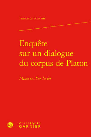 Enque^te sur un dialogue du corpus de Platon