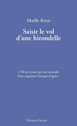 Saisir le vol d'une hirondelle
