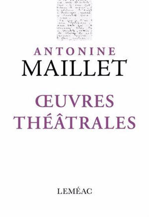 OEUVRES THEATRALES