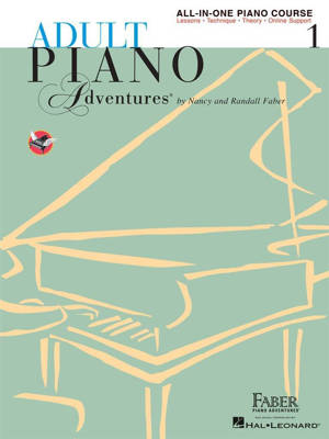 NANCY & RANDALL FABER: ADULT PIANO ADVENTURES ALL-IN-ONE BOOK 1 + AUDIO ONLINE