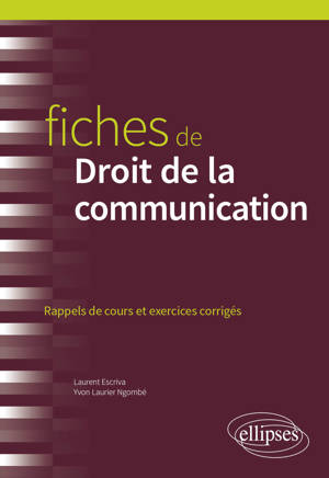 Fiches de Droit de la communication